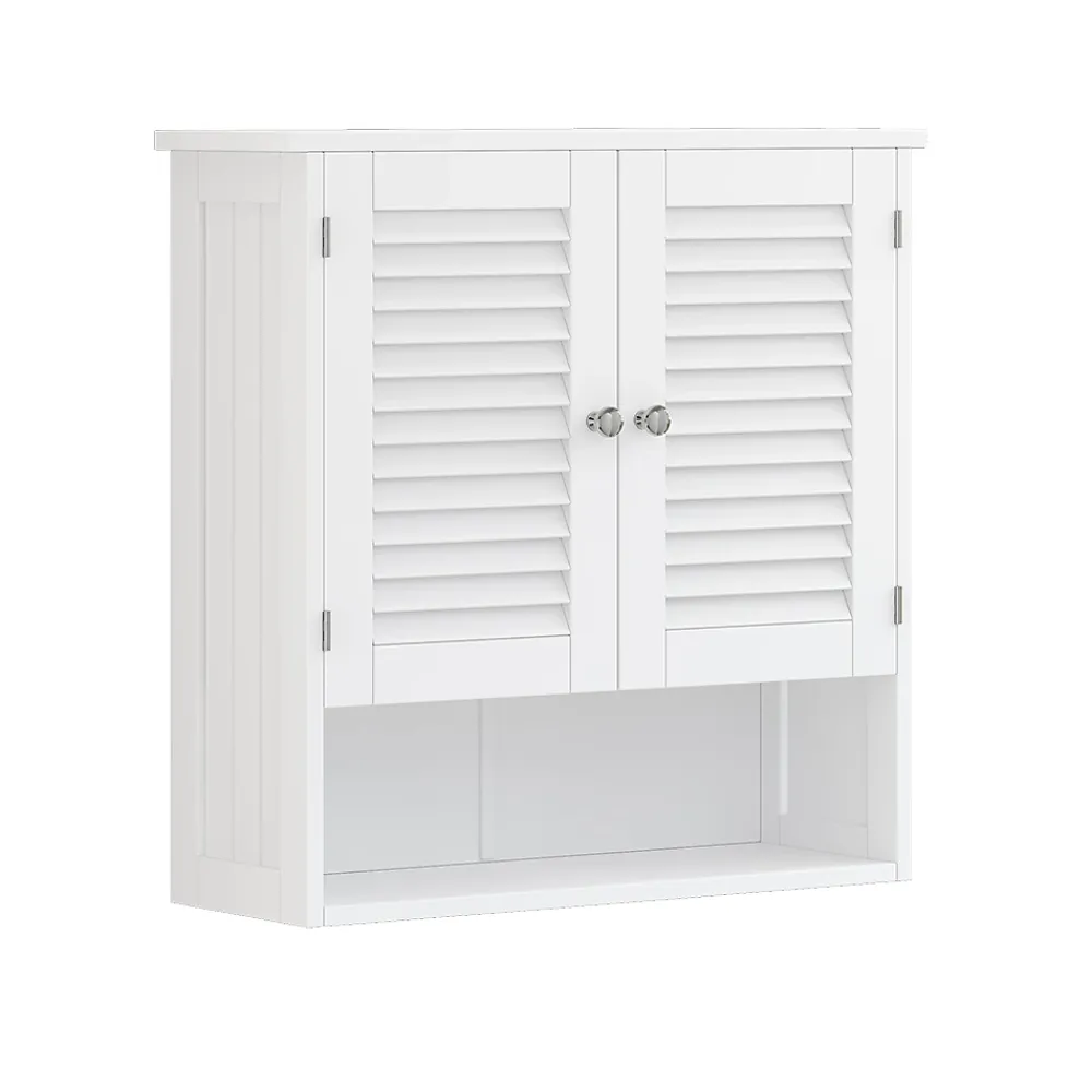 Vicco Armoire murale universelle Blanc 60x66cm avec 2 portes