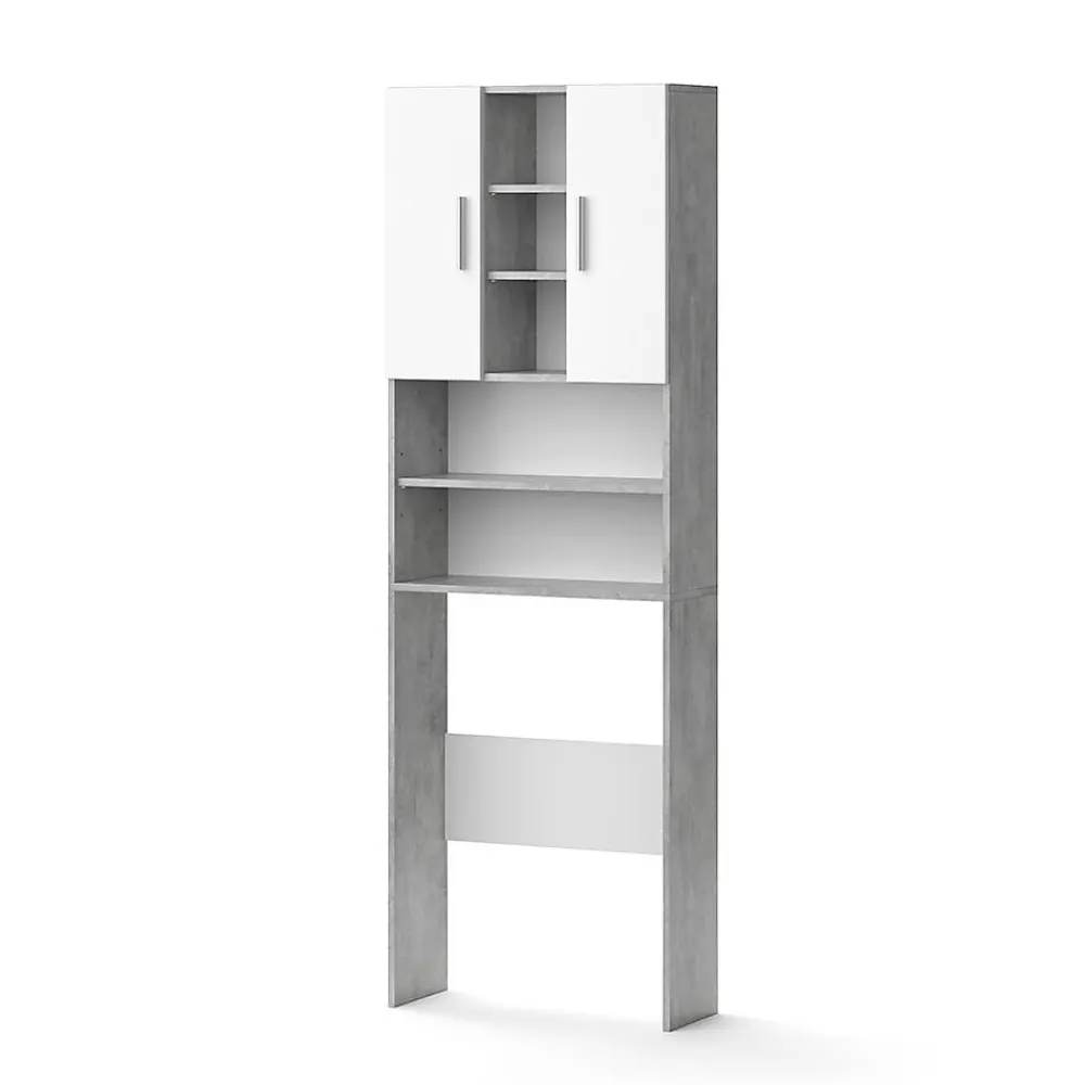 Vicco Armoire pour machine à laver Béton 64x190cm