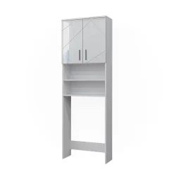 Vicco Armoire pour machine à laver Blanc Haute brillance 64x190.5cm