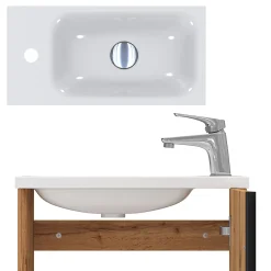 Lave-Mains|Vicco Ensemble de meubles de salle de bain Chêne de force doré 2 parties