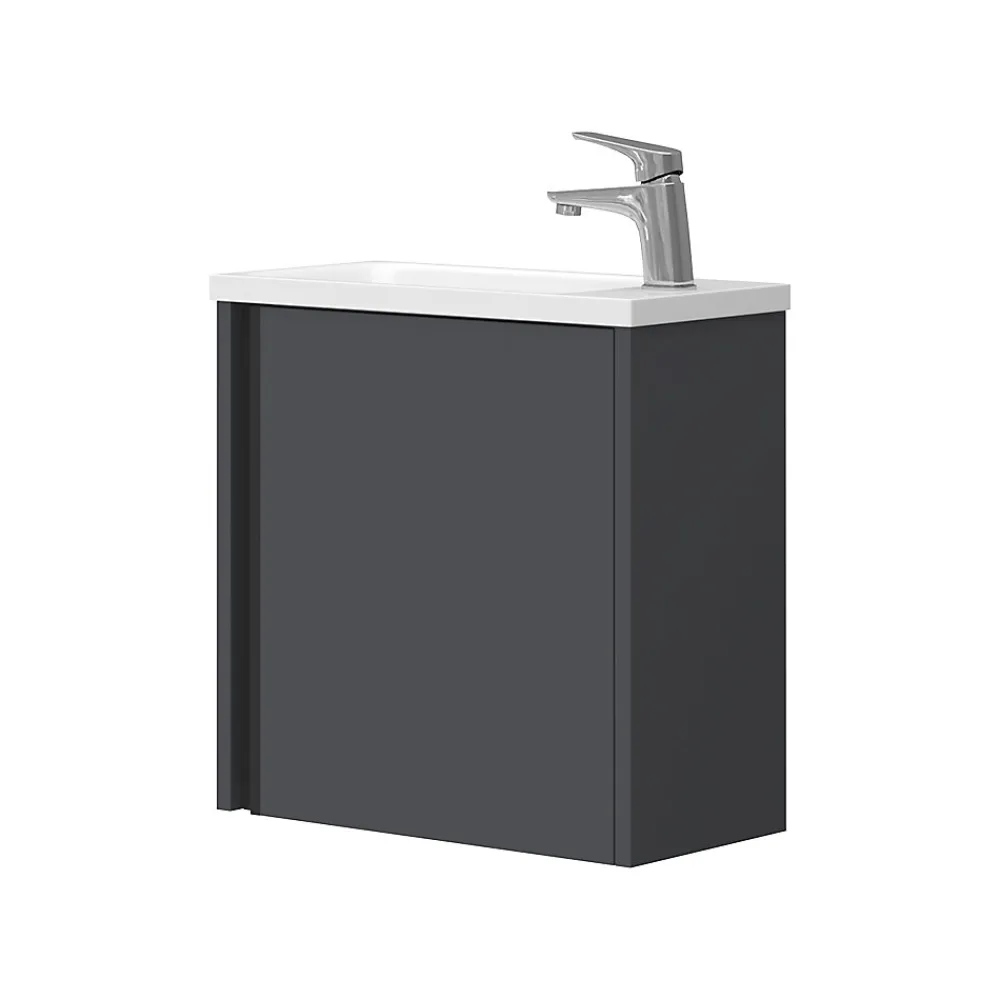 Vicco Ensemble de meubles de salle de bain Anthracite 2 parties