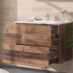 Lave-Mains|Vicco Ensemble de meubles de salle de bains Oldstyle 2 pièces