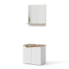 Vicco Ensemble de meubles de salle de bain Blanc 2 parties