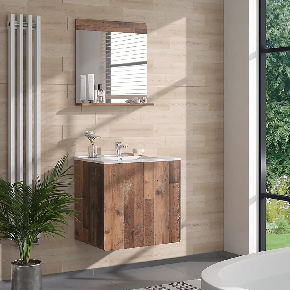 Vicco Ensemble de meubles de salle de bains Oldstyle 2 pièces