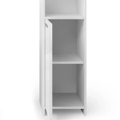 Ensemble Meuble De Salle De Bains|Vicco Ensemble de meubles de salle de bain Blanc 3 pièces, avec armoire haute