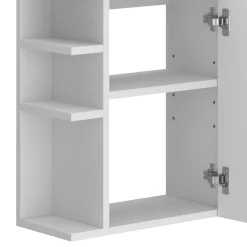 Vicco Ensemble de meubles de salle de bain Blanc 2 parties, avec lavabo