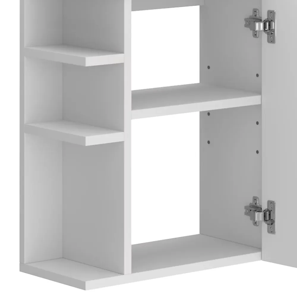 Vicco Ensemble de meubles de salle de bain Blanc 2 parties, avec lavabo