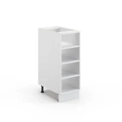 Armoire De Salle De Bains|Vicco Meuble de rangement de salle de bain Blanc 30x82cm sans PT