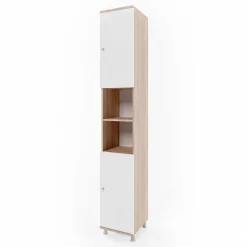 Colonne De Salle De Bains|Vicco Meuble de rangement de salle de bain Sonoma 30x190cm