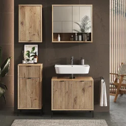 Vicco Meuble de salle de bain Chêne Viking 40x65cm avec une porte