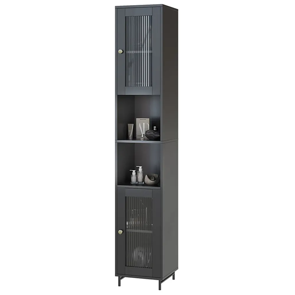 Vicco Meuble salle de bain Gris 30x171.5cm