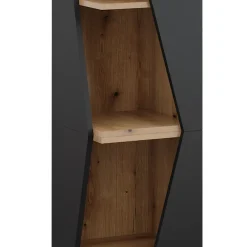 Vicco Meuble salle de bain Anthracite 31.6x70.5cm avec 3 étagères
