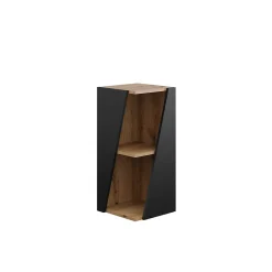 Armoire De Salle De Bains|Vicco Meuble salle de bain Anthracite 31.6x70.5cm avec étagères ouvertes