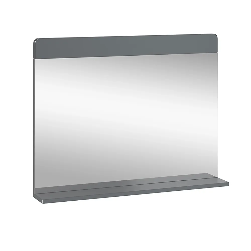 Armoire De Toilette|Vicco Miroir de salle de bain Gris 80.1x62cm