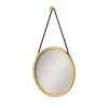 Armoire De Toilette|Vicco Miroir mural Bambou 38x38cm avec sangle réglable