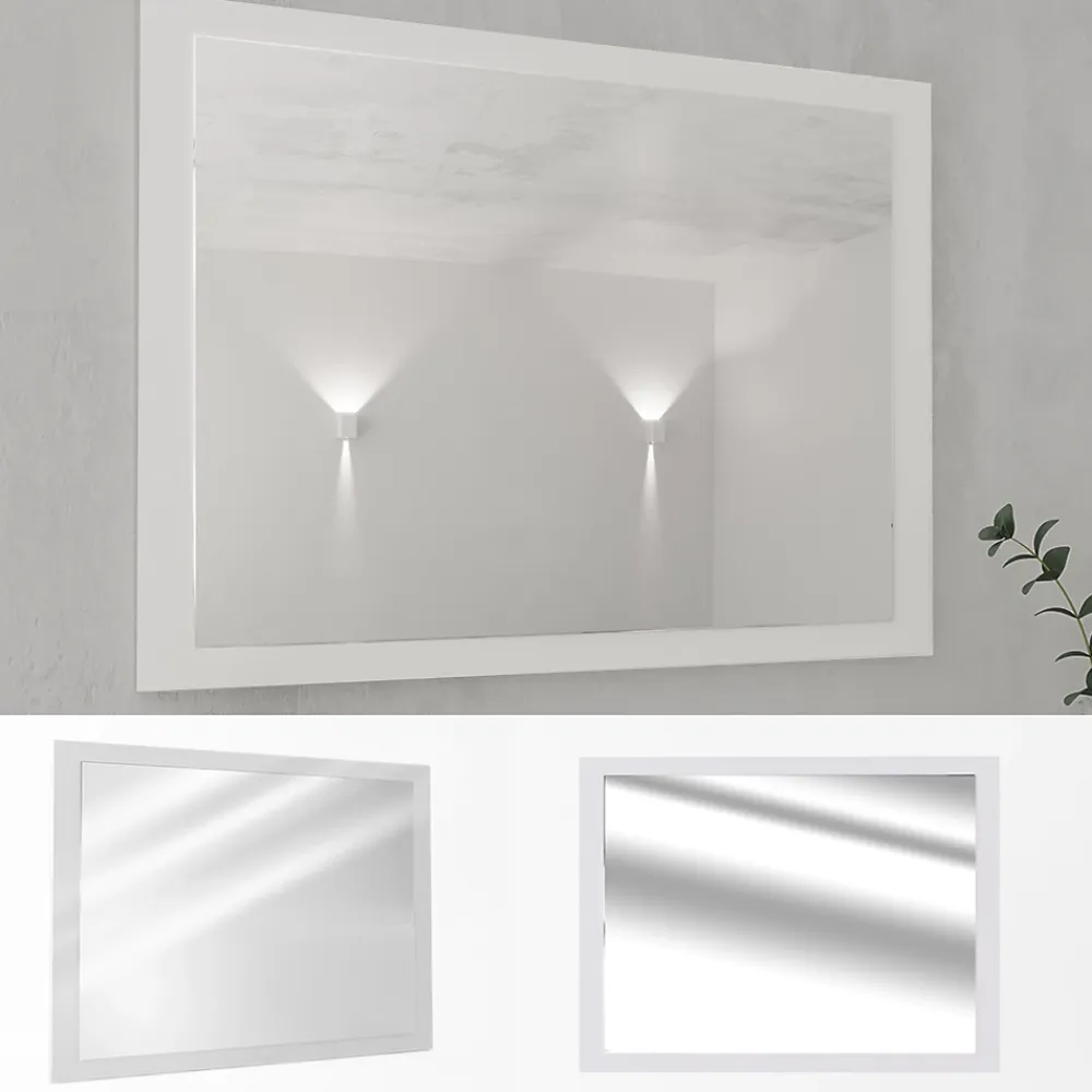Vicco Miroir mural Blanc 45x60cm