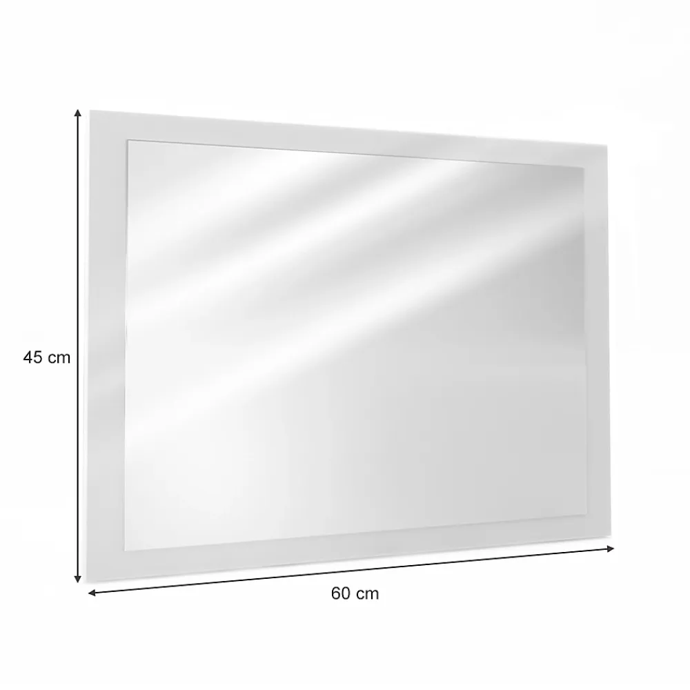 Vicco Miroir mural Blanc 45x60cm