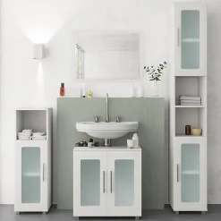 Vicco Miroir mural Blanc 45x60cm