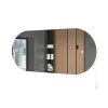 Armoire De Toilette|Vicco Miroir mural Blanc 110x50cm avec éclairage LED