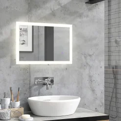 Vicco Miroir mural Blanc 60x40cm