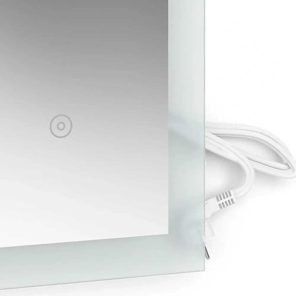 Vicco Miroir mural Blanc 60x40cm
