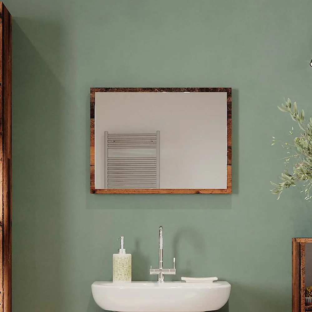 Vicco Miroir mural Chêne rustique 45x60cm