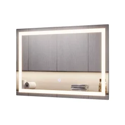 Vicco Miroir mural Verre 40x60cm avec éclairage frontal