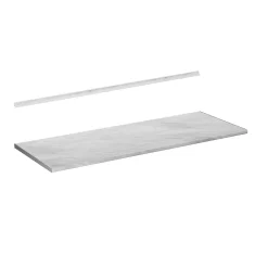 Vicco Plan de travail cuisine Marbre blanc 160cm