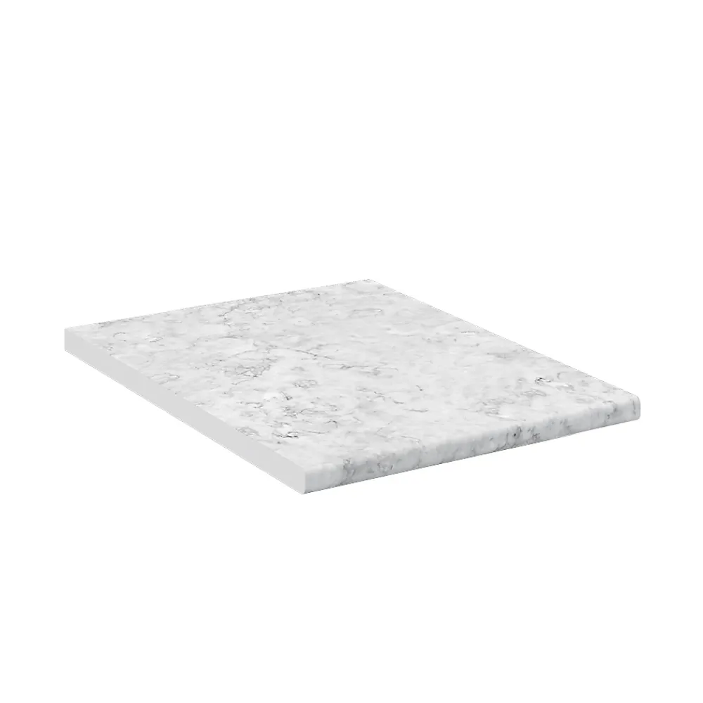 Plan De Travail Buanderie|Vicco Plan de travail cuisine blanc/marbre 45cm