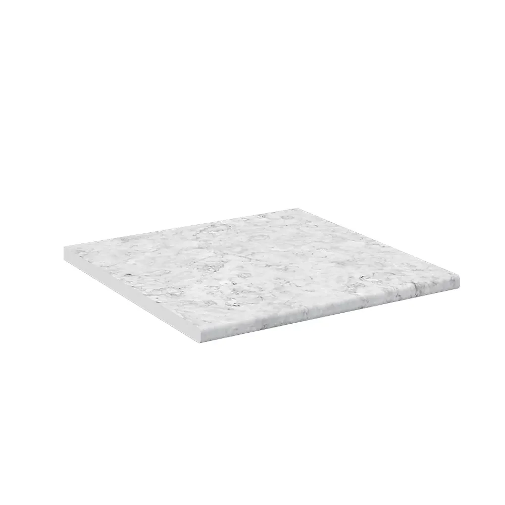 Plan De Travail Buanderie|Vicco Plan de travail cuisine blanc/marbre 60cm