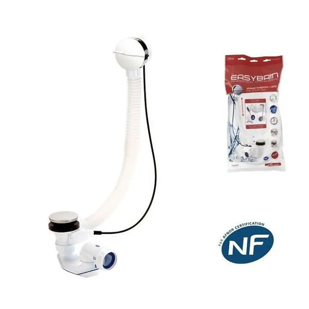 Vidage NICOLL avec siphon extra-plat inclus
