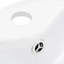 Lavabo|Vidaxl Lavabo avec Trop-Plein Lave-Mains Vasque à Poser Monter Salle de Bain Intérieur Salle d'Eau Cabine de Toilette Maison 14391