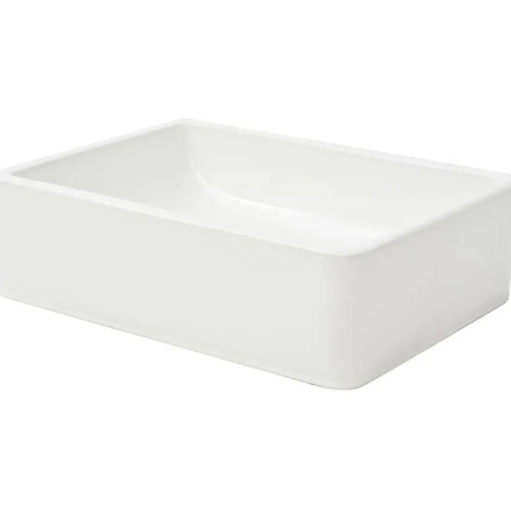 Vidaxl Lavabo Céramique Lave-Mains Vasque Evier pour Salle de Bain Toilette 142339