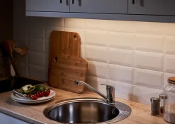 Evier Et Robinet De Buanderie| Évier de cuisine en inox poli rond 1 bac à encastrer Quimby