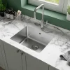 GoodHome Évier de cuisine sous-plan 1 cuve XS en acier inoxydable Villach