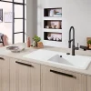 Evier Et Robinet De Buanderie|Villeroy & Boch Évier en céramique 1 cuve à droite à encastrer Subway Style blanc brillant