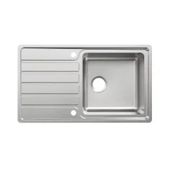 Evier Et Robinet De Buanderie|Cooke & Lewis Évier en inox 1 bac à encastrer Apollonia