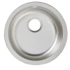 Cooke & Lewis Évier en inox finition nid d'abeille 1 bac à encastrer Hurston