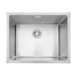 Evier Et Robinet De Buanderie|Essebagno Évier sous-plan en inox 1 bac à encastrer Luisa 55