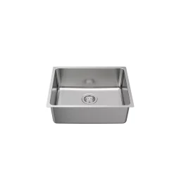 Essebagno Évier sous-plan en inox finition gris 1 bac à encastrer Inoxa 54
