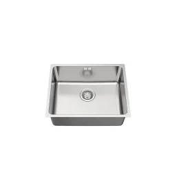 Essebagno Évier sous-plan en inox finition gris 1 bac à encastrer Inoxa 54