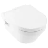 Villeroy & Boch Architectura, Combipack Cuvette suspendue à fond creux sans bride, avec abattant frein de chute
