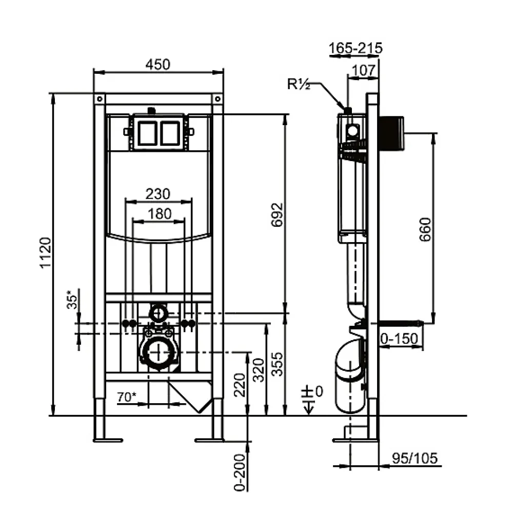 Wc Suspendu|Villeroy & Boch Pack Bâti-support autoportant ViConnect + Plaque de commande noir mat + Cuvette suspendue O.Novo