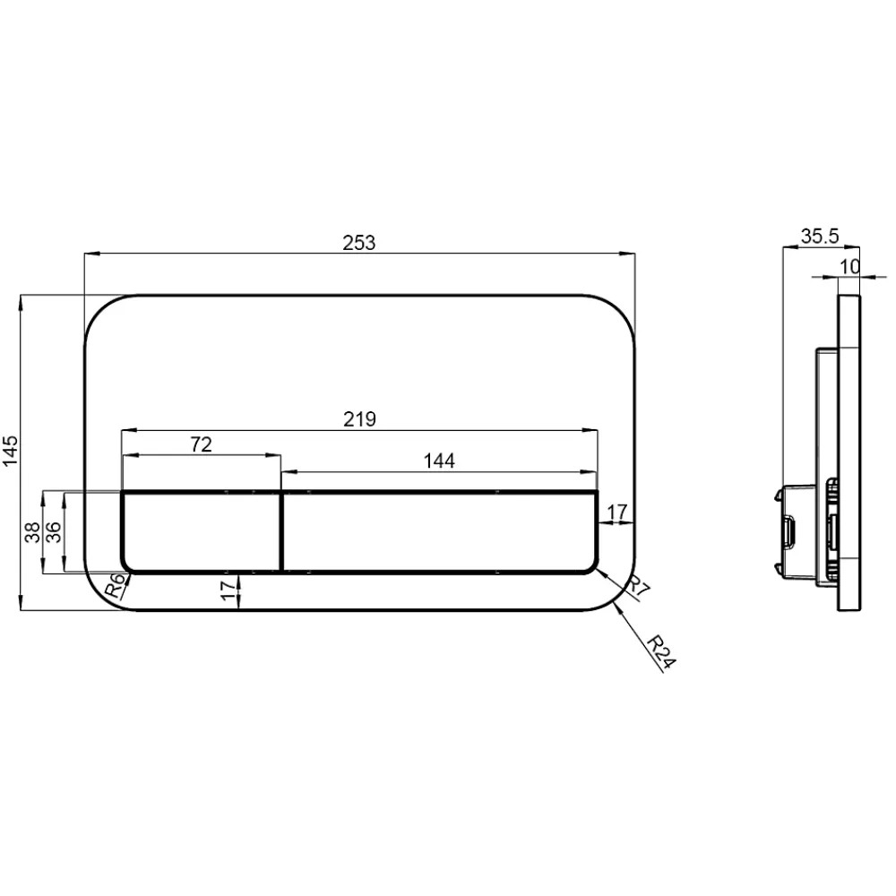 Wc Suspendu|Villeroy & Boch Pack Bâti-support autoportant ViConnect + Plaque de commande noir mat + Cuvette suspendue O.Novo