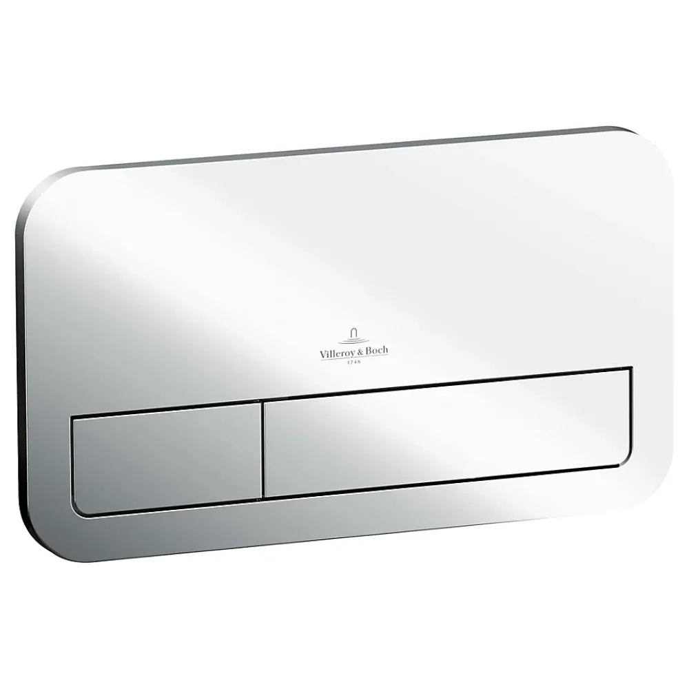 Villeroy & Boch Pack Bâti-support autoportant ViConnect + Plaque de commande chromée + Cuvette suspendue O.Novo