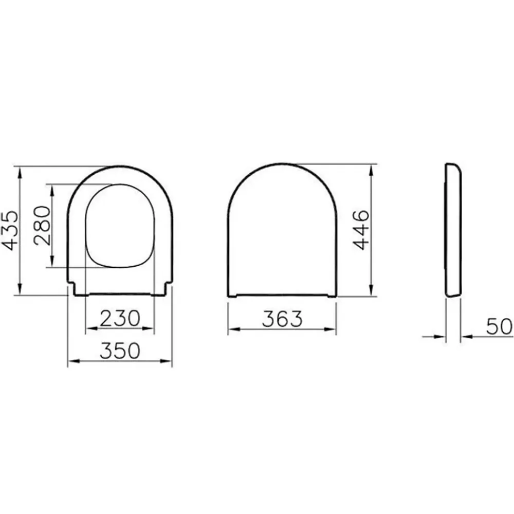 Abattant Wc|Vitra Integra abattant frein de chute, blanc (121-003-909)