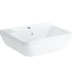 Lavabo|Vitra Integra Lavabo suspendu 50x43 cm avec trou pour robinetterie au milieu, Blanc (7048-003-0001)