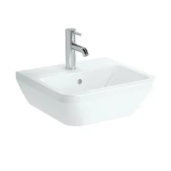 Lavabo|Vitra Integra Lavabo 45x40 cm avec trou pour robinetterie au milieu, Blanc (7047-003-0001)