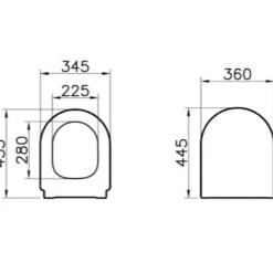 Wc À Poser|Vitra Integra Pack WC à poser sans bride avec abattant frein de chute et réservoir, Blanc (9859-003-7202)