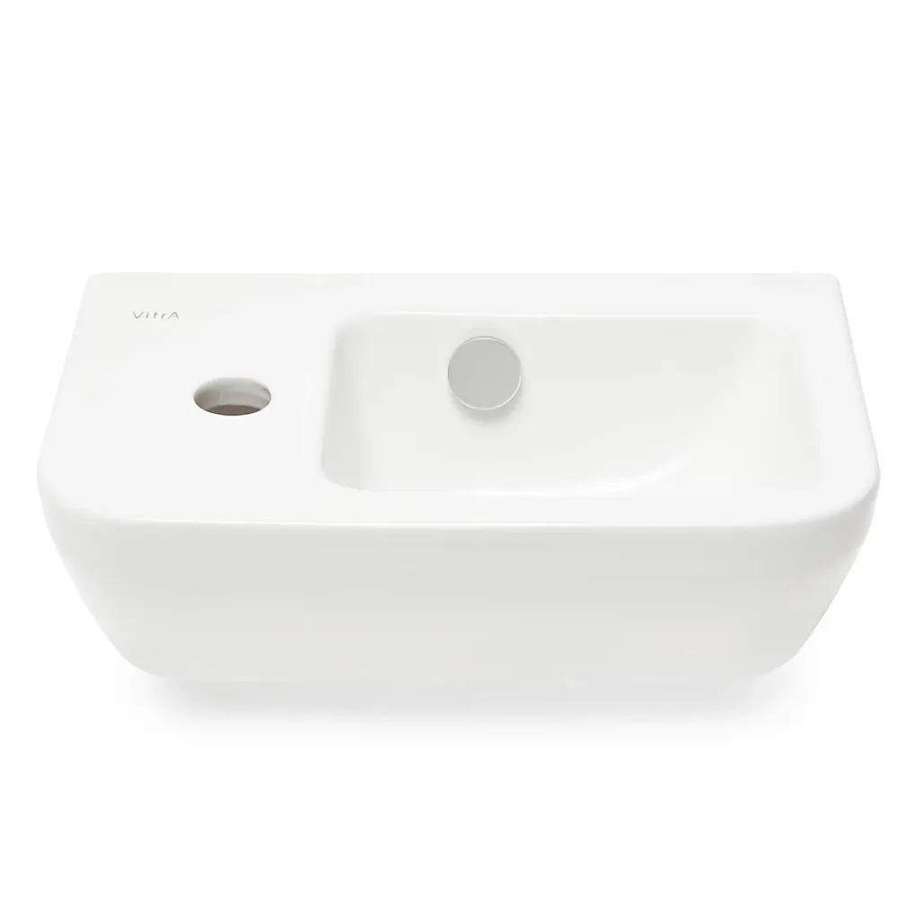 Vitra Intégra Lave-mains 37x22 cm, trou pour robinet à gauche, blanc (7090-003-0028)